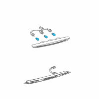 OEM 2001 Toyota Sequoia Exterior Bulbs Diagram - 90080-81095