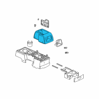 OEM 2005 Saturn Vue Compartment, Front Floor Console *Gray Diagram - 22691213