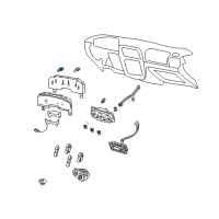 OEM Mercury Bulb Diagram - YL3Z-13B765-DA