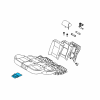 OEM BMW 760Li Drink Holder Diagram - 51-16-7-007-888