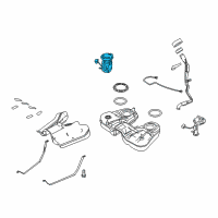 OEM 2012 Lincoln MKT Fuel Pump Diagram - AA8Z-9H307-B