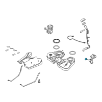 OEM 2011 Ford Explorer Fuel Gauge Sending Unit Diagram - 8A4Z-9A299-DA