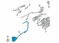 OEM 2022 Kia Carnival Latch Assembly-Rr Dr Fr Diagram - 81400R0000