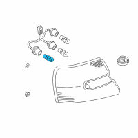 OEM 2006 Nissan Titan Bulb Diagram - 26717-98902