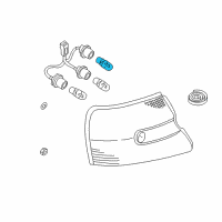 OEM 2009 Nissan Titan Bulb Diagram - 26717-98905