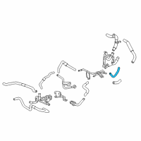 OEM Toyota Outlet Hose Diagram - 32930-08041