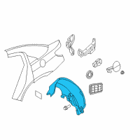 OEM 2013 Chrysler 200 Shield-Splash Diagram - 4389828AH