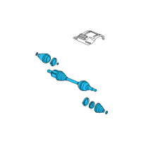 OEM Chevrolet HHR Axle Assembly Diagram - 22710926