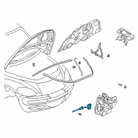 OEM 2009 Chrysler PT Cruiser Cable-Hood Latch Diagram - 4725000AA