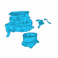 OEM Toyota 4Runner Blower Assy, Heater, Front Diagram - 87130-35140