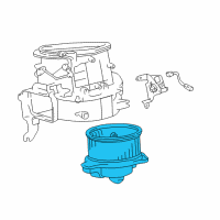 OEM Toyota Fan & Motor Diagram - 87103-35022