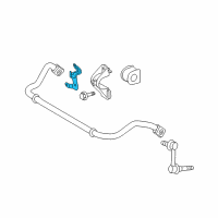 OEM 2013 Lexus LS600h Bracket, Front Stabilizer, NO.2 RH Diagram - 48827-50010