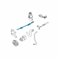 OEM Chrysler 300M Cooler-Power Steering Diagram - 4772418AD