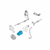 OEM 2001 Dodge Intrepid Power Steering Pump Diagram - 4782146AD