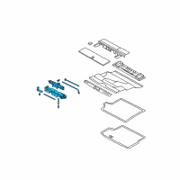 OEM 2005 Ford Expedition Spare Tire Tool Kit Diagram - 52L1Z17080B
