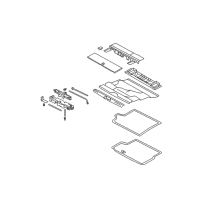 OEM 2004 Lincoln Navigator Jack Assembly Nut Diagram - -W708513-S309