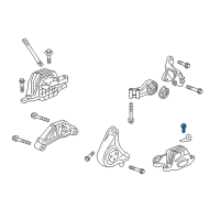 OEM 2020 Cadillac XT4 Mount Bracket Bolt Diagram - 11589275