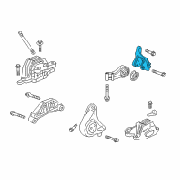 OEM 2017 Buick LaCrosse Transmission Mount Bracket Diagram - 84154411