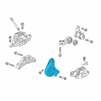 OEM 2018 Buick LaCrosse Front Transmission Mount Diagram - 84087507