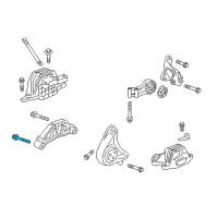 OEM 2014 Cadillac CTS Mount Bracket Lower Bolt Diagram - 11609607