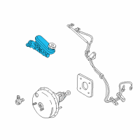 OEM Chrysler 300M Brake Mastr Cylinder Diagram - 4779292AA