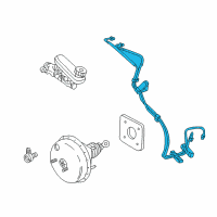 OEM 2002 Chrysler 300M Line-Brake Lines Diagram - 4779256AB