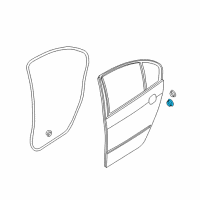 OEM 1999 BMW Z3 Blind Plug Diagram - 51-71-8-110-199