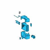 OEM 2002 Toyota Sequoia Evaporator Assembly Diagram - 88510-0C030