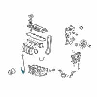 OEM Honda Pipe, Oil Level Diagram - 15200-RK8-000