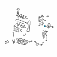 OEM Honda CR-Z Oil Seal (40X55X7) (Arai) Diagram - 91212-RB0-004