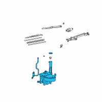 OEM 2004 Lexus IS300 Jar, Washer, A Diagram - 85315-53070