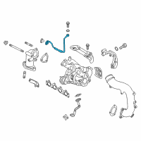 OEM 2014 Kia Forte5 Pipe Assembly-Oil Feed Diagram - 282402B700