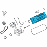 OEM 2021 Ford F-350 Super Duty Valve Cover Diagram - LC3Z-6582-C