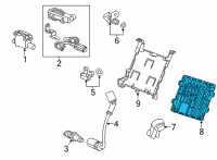 OEM 2020 Chevrolet Corvette ECM Diagram - 12711354