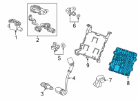 OEM Cadillac CT5 ECM Diagram - 12711354