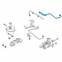 OEM 2021 Ford F-350 Super Duty Vacuum Tube Diagram - HC3Z-9C490-K