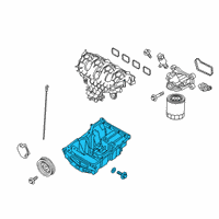 OEM Lincoln Nautilus Oil Pan Diagram - K2GZ-6675-A