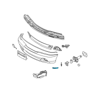 OEM 2004 BMW 330Ci Reflector Left Diagram - 63-14-6-920-689