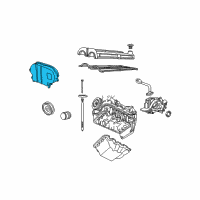 OEM 2006 Ford Escape Front Cover Diagram - 2L8Z-6019-AA