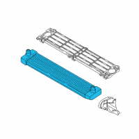 OEM BMW X6 Radiator, Front-Mounted Diagram - 17-11-7-589-470