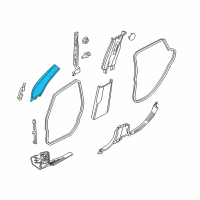 OEM 2018 Jeep Renegade Panel-A Pillar Diagram - 6UM44MS7AA