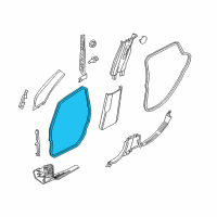 OEM 2016 Jeep Renegade Front Door Opening Diagram - 68478739AA