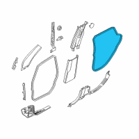 OEM 2015 Jeep Renegade Rear Door Opening Diagram - 68482235AA