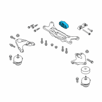 OEM 2017 Ford Mustang Mount Diagram - BR3Z-7E373-B