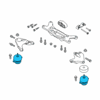 OEM 2018 Ford Mustang Mount Diagram - FR3Z-6038-D