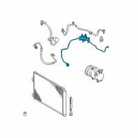 OEM 2006 Toyota RAV4 Liquid Line Diagram - 88706-42390