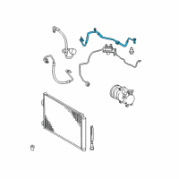 OEM 2012 Toyota RAV4 Suction Pipe Diagram - 88707-0R020