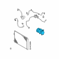 OEM 2006 Toyota RAV4 Compressor Assembly Diagram - 88310-42270