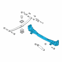 OEM 2016 Nissan NV200 Case Rear Axle Assembly Diagram - 43010-3LN1A