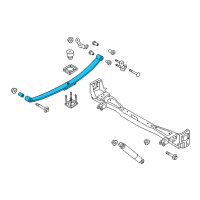 OEM 2018 Nissan NV200 Spring Assembly Leaf, Rear Diagram - 55020-9SF0A